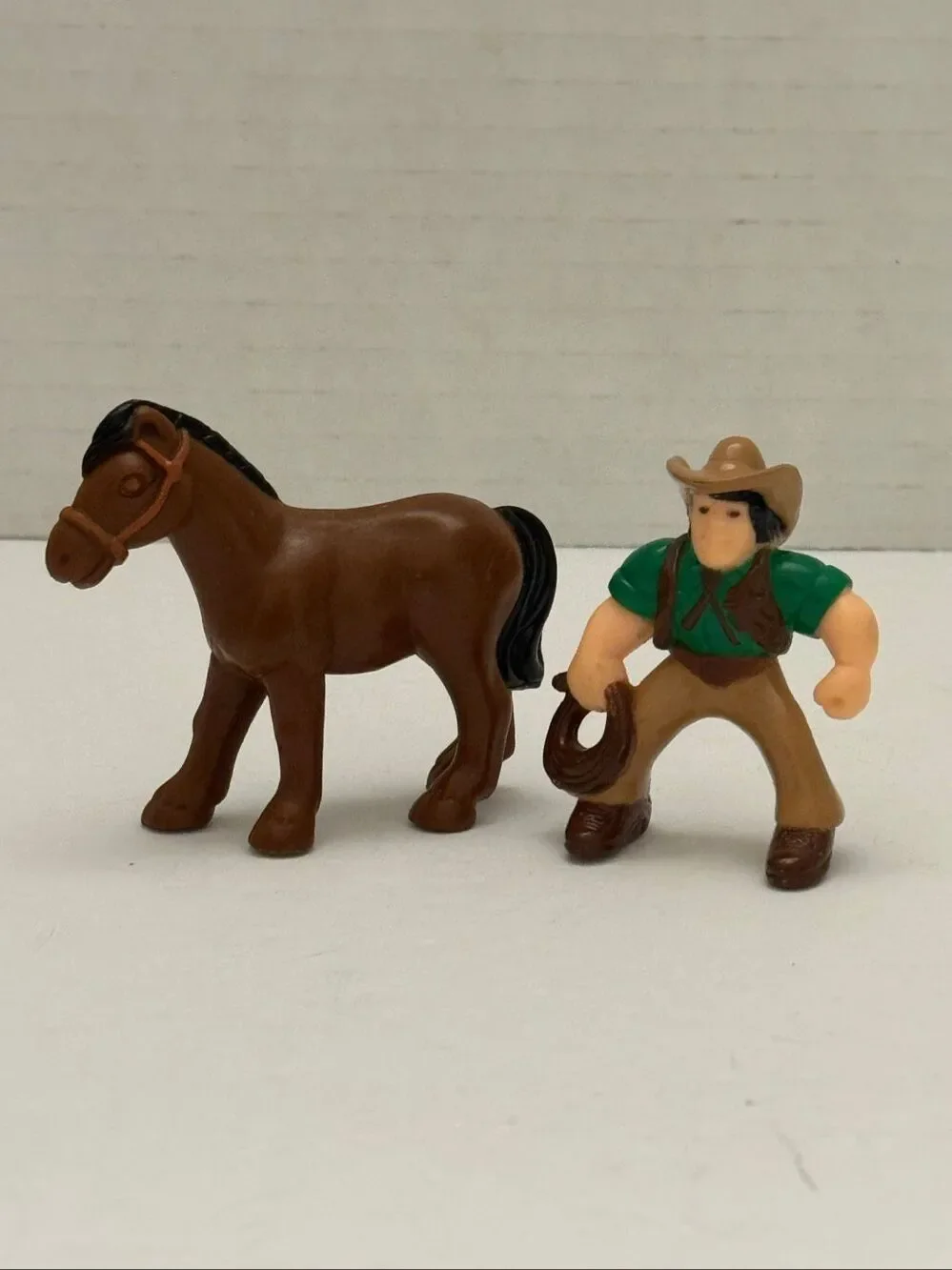 Lincoln Logs Cowboy Western Action Figure & Horse Replacement Parts